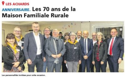 Les 70 ans de la Maison Familiale Rurale