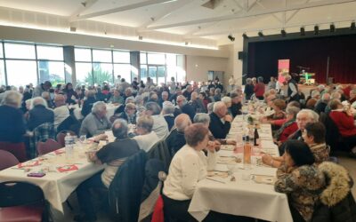 Repas des ainés avec les jeunes de Terminale Bac Pro SAPAT