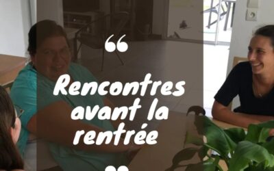 VISITES AUX FAMILLES – SE RENCONTRER AVANT LA RENTRÉE